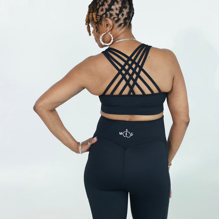 Strappy Back Sports Bra